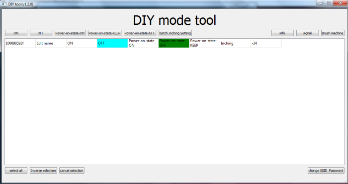 DIY mode tool Tasmota firmware