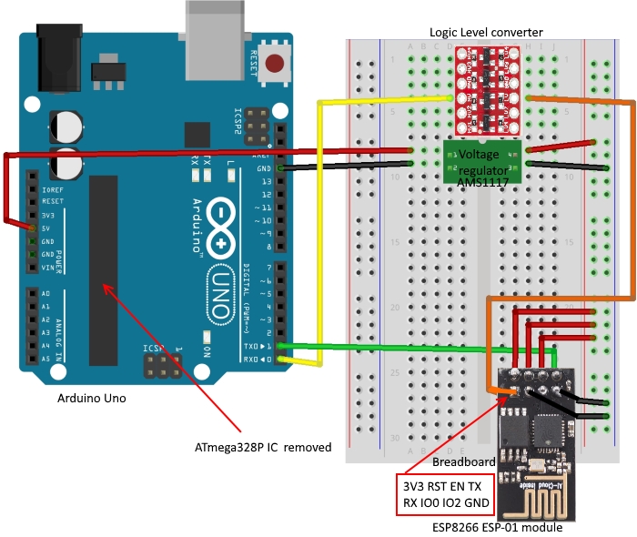 esp8266 firmware using arduino