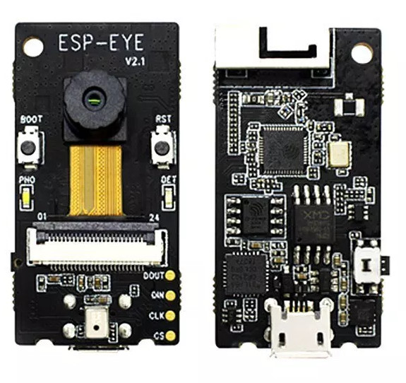 ESP32 NodeMCU Normal & Fisheye Camera USB-C Connector Rapid Development Board