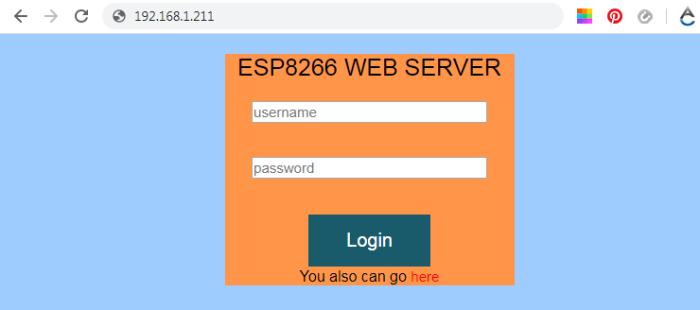 protected webserver