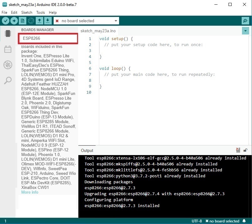 Arduino IDE 2.0 beta