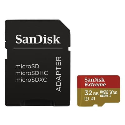 Micro SD card with SD  card adapter